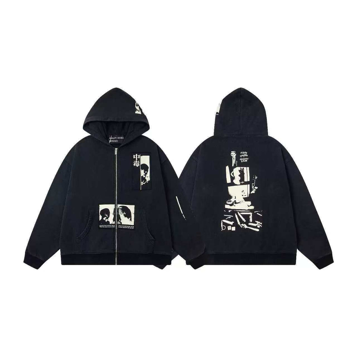 New patch printed jacket
