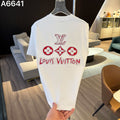 26ss new embroidery craft logo letter short sleeved shirt