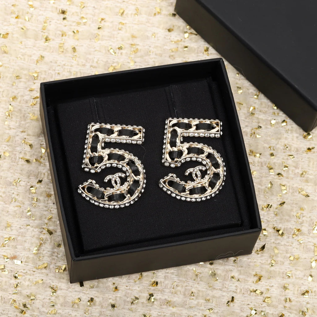 Number five earring