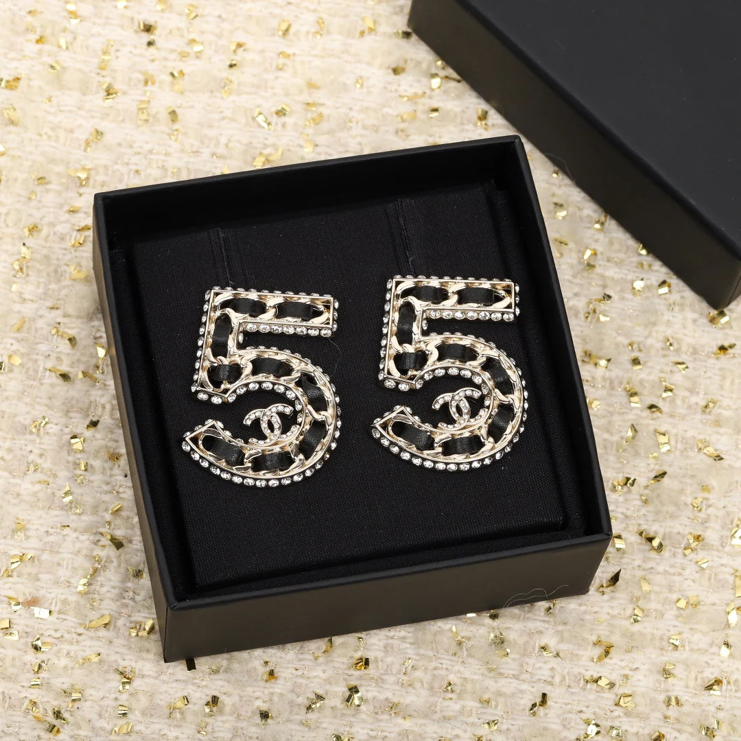 Number five earring