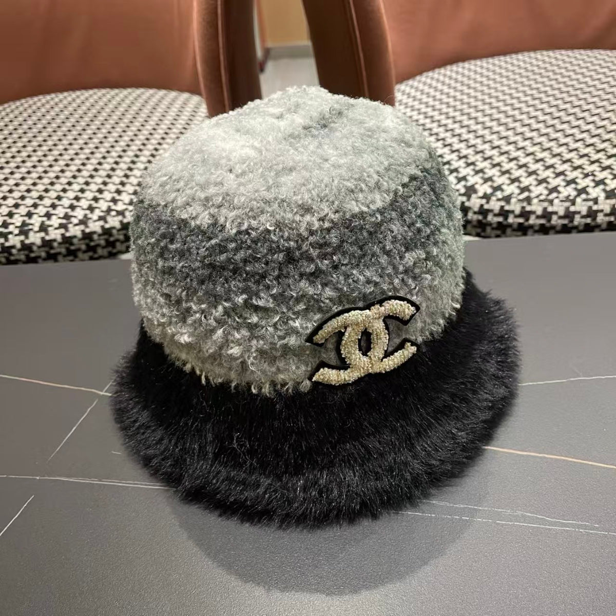 New Rainbow Knitted Basin Hat