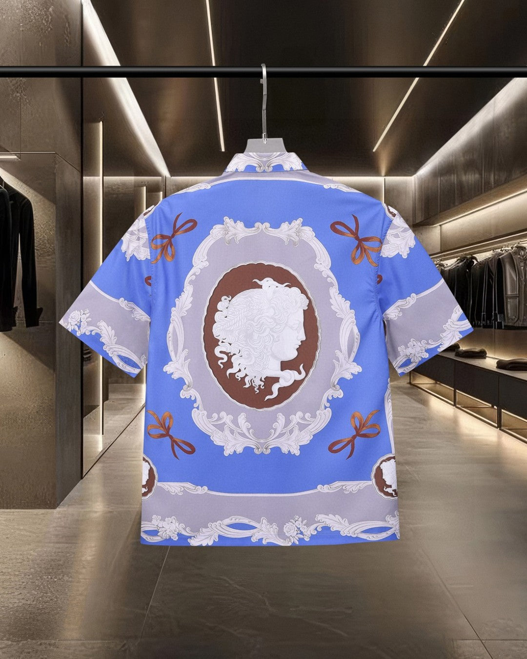 Palace style digital printed short sleeved shirt
