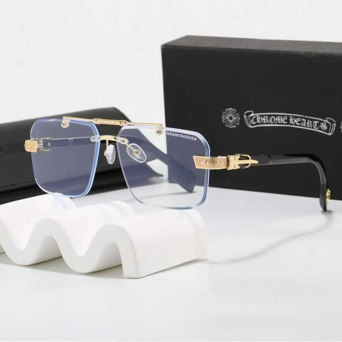 Rimless Square Sunglasses