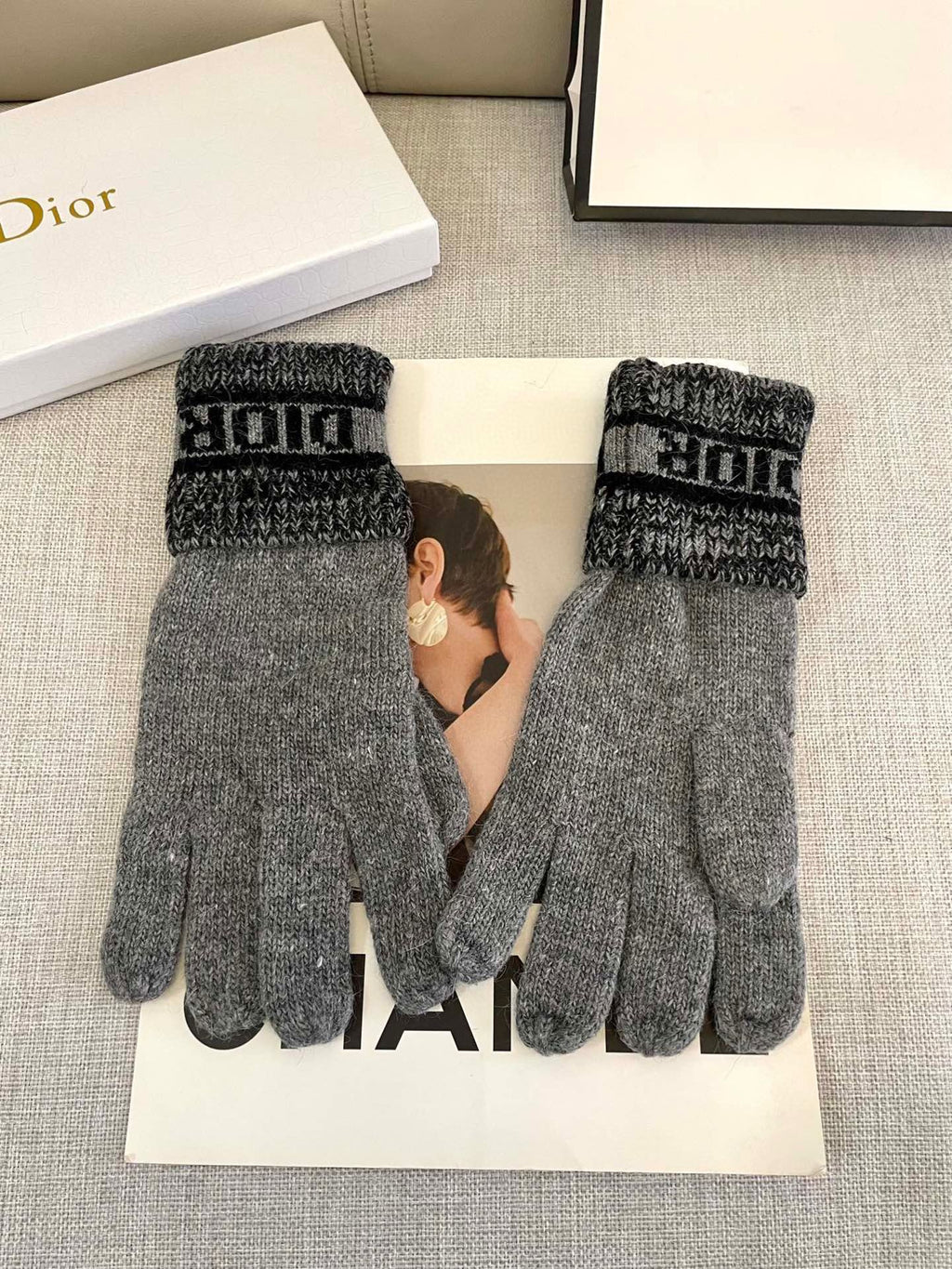 Wool Knitted Gloves 🧤 Candy Solid Color Series