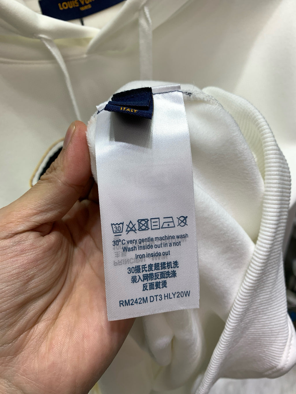 Double stranded cotton hoodie