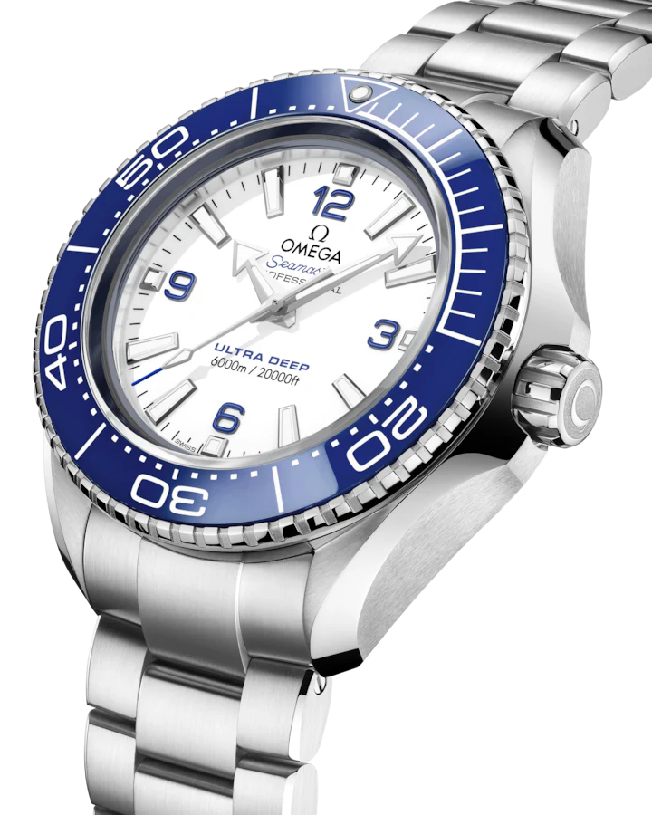L Size- Blue White - White 904L Steel- Automatic - 45mm