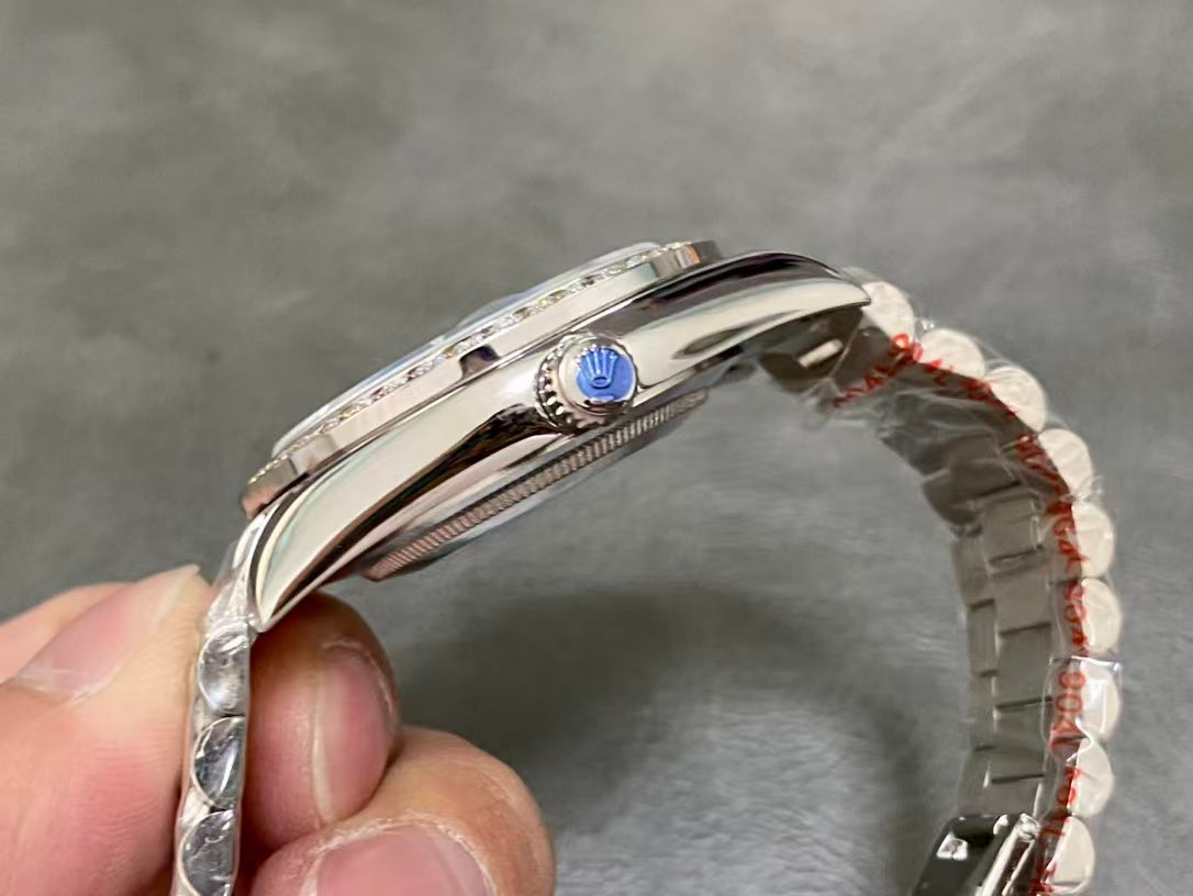 Blue - Silver 904L Steel - Automatic -40mm