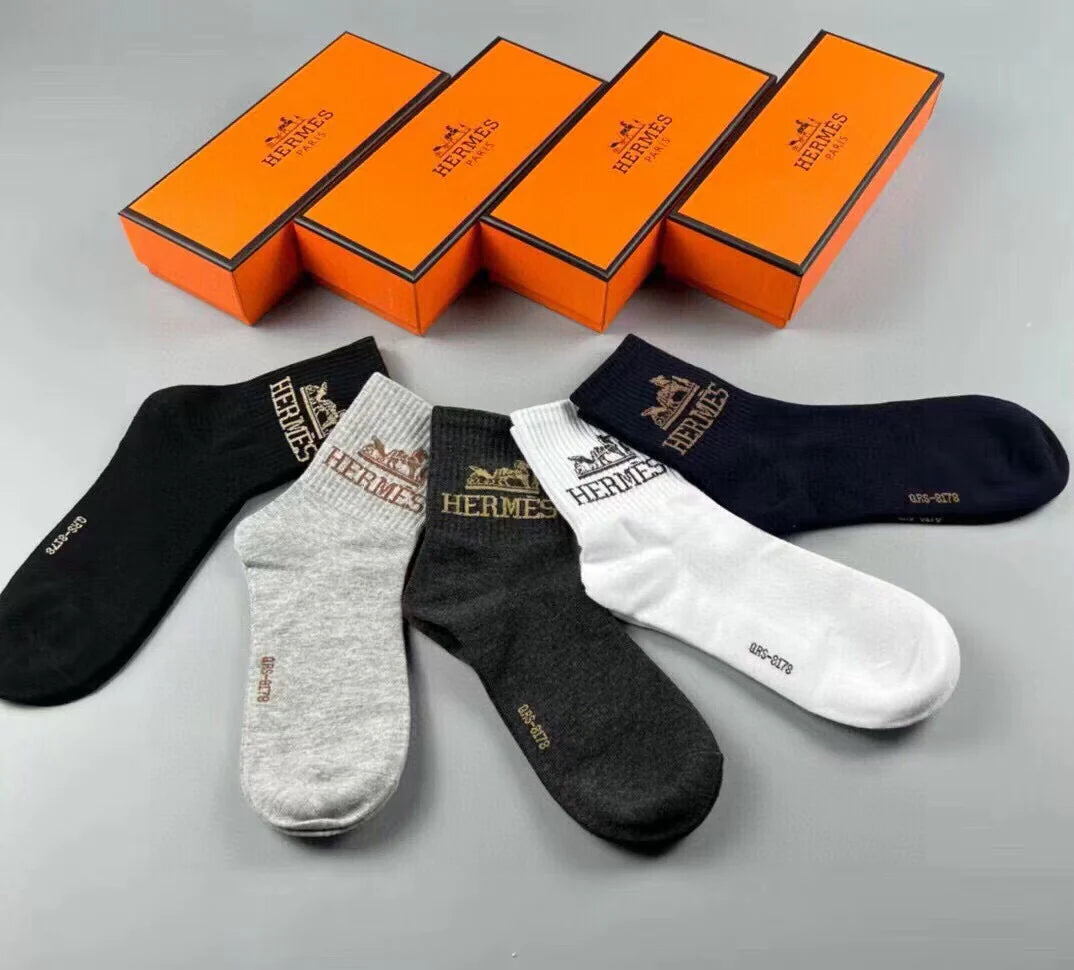 New jacquard classic socks