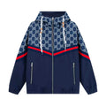 New splicing hooded jacket