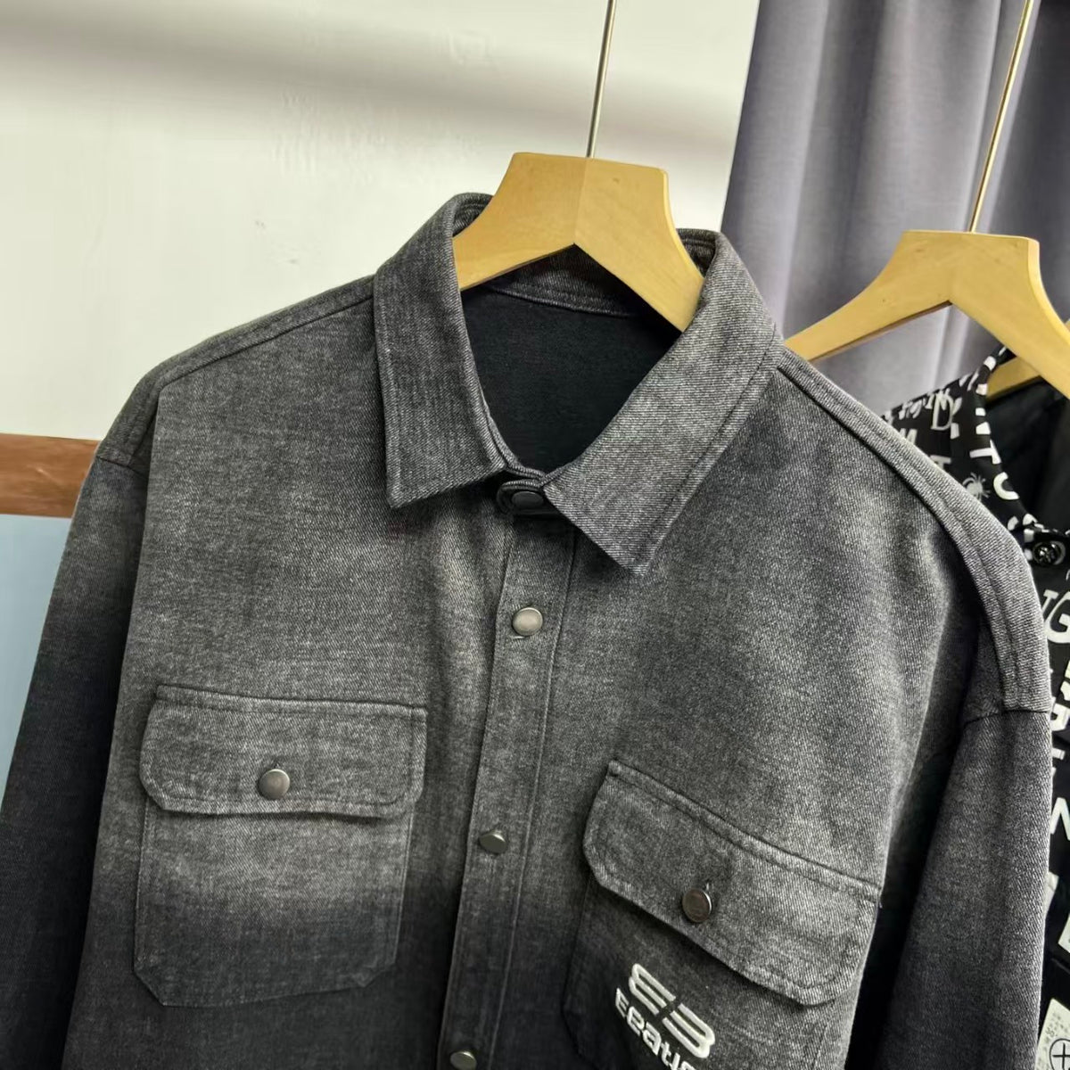 New letter pattern denim