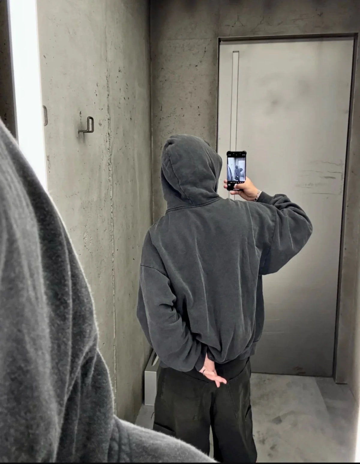 Printed hooded sweatshirt