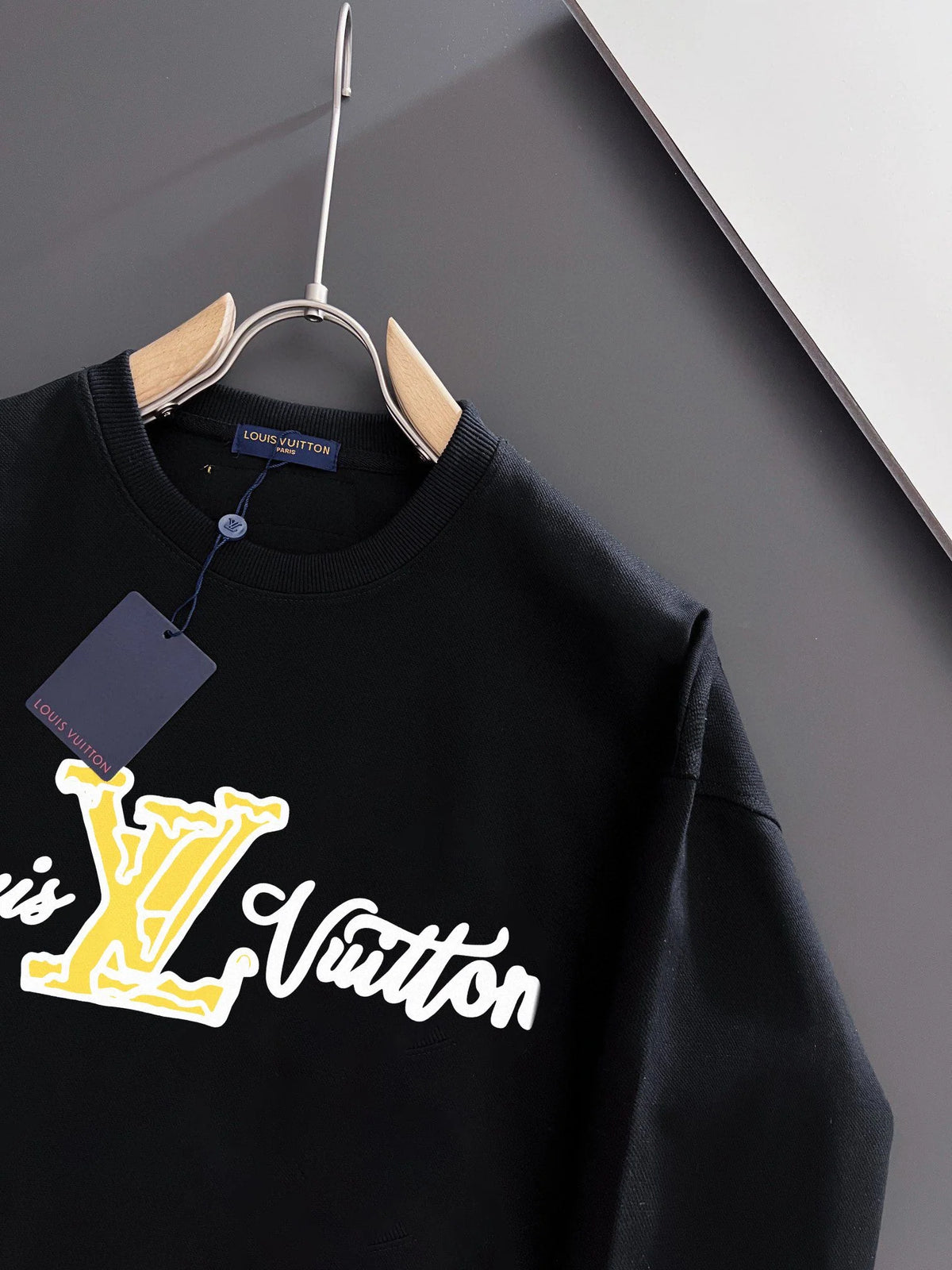 New printed pullover round neck hoodie