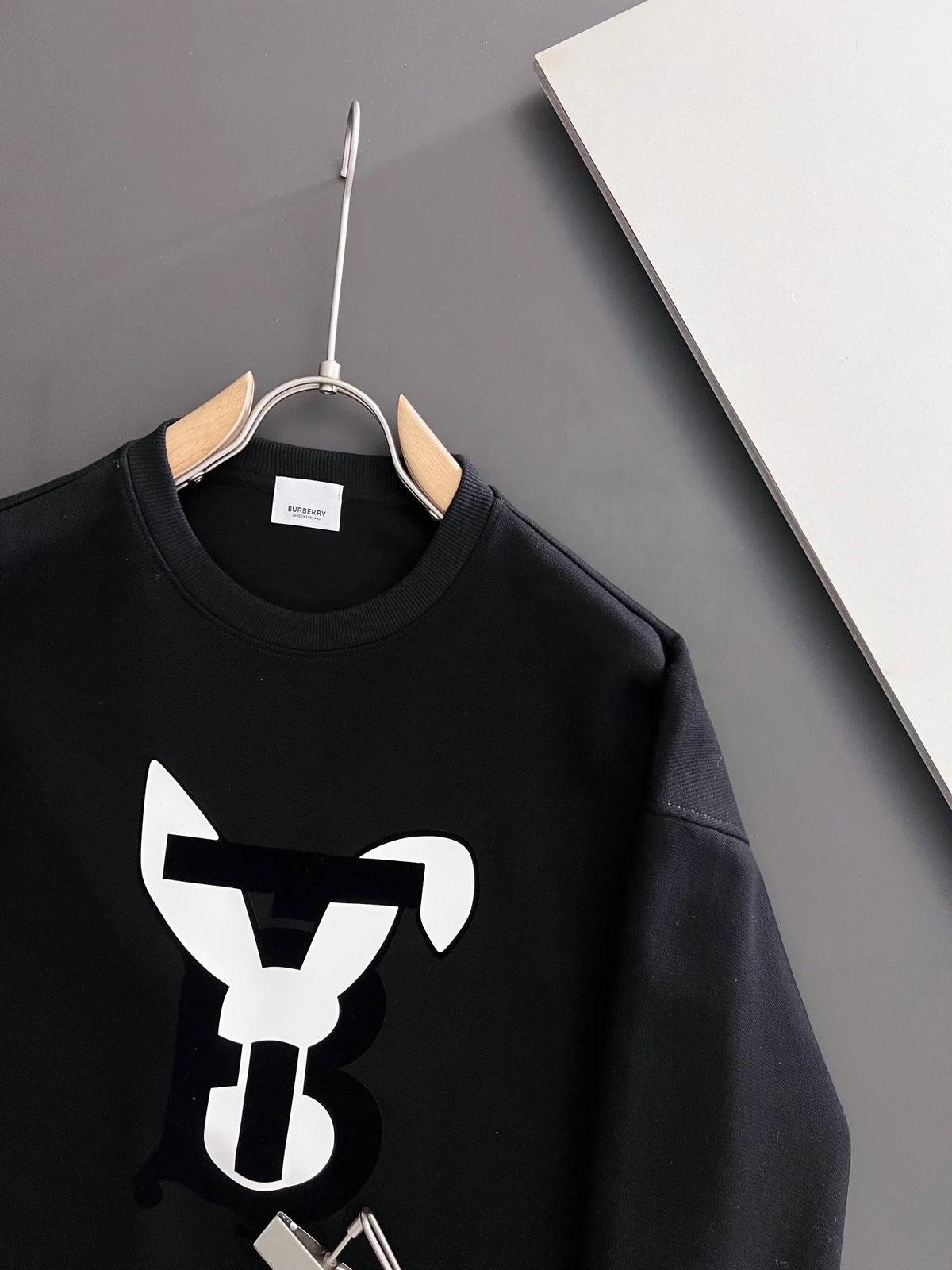 New printed pullover round neck hoodie