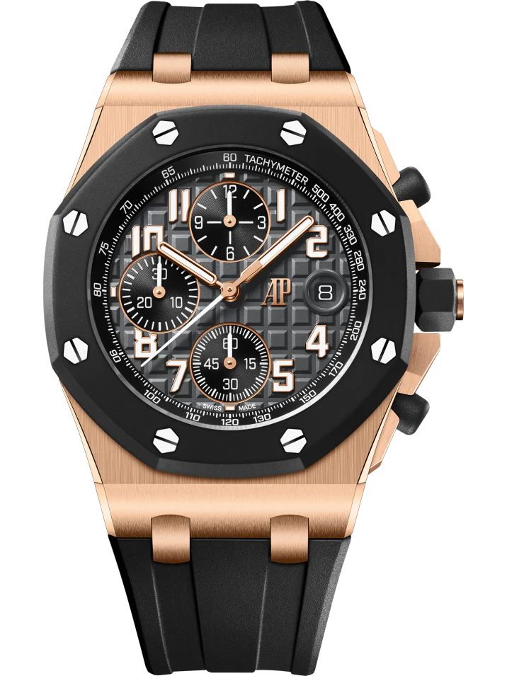 Black OFFs - Black Rubber -Chronograph - Quartz - 42mm