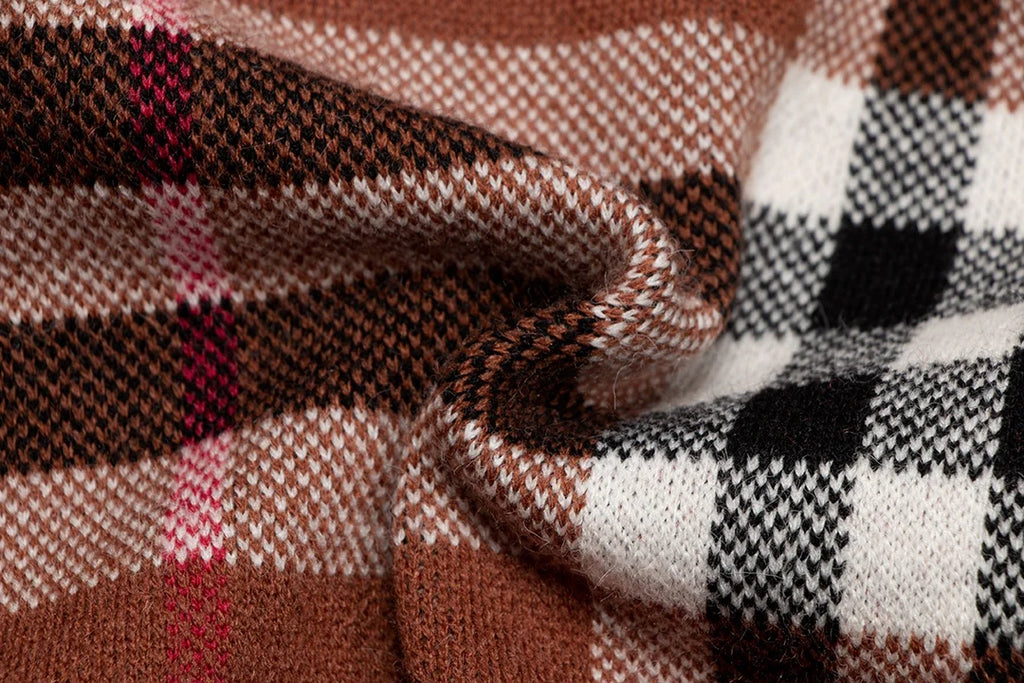 New plaid cardigan