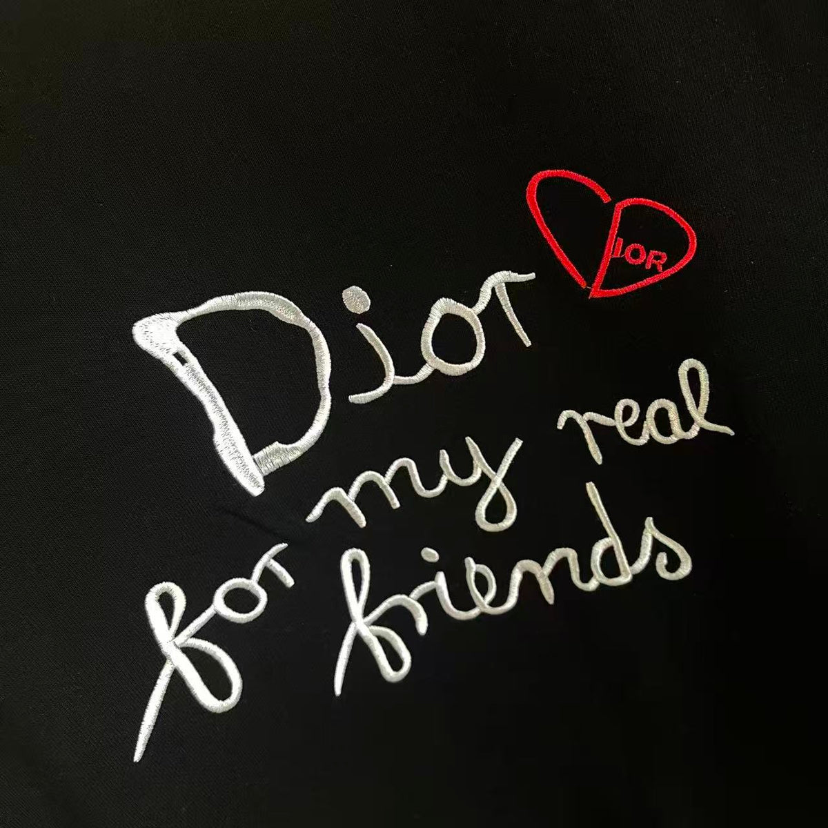 New embroidered letter hoodie