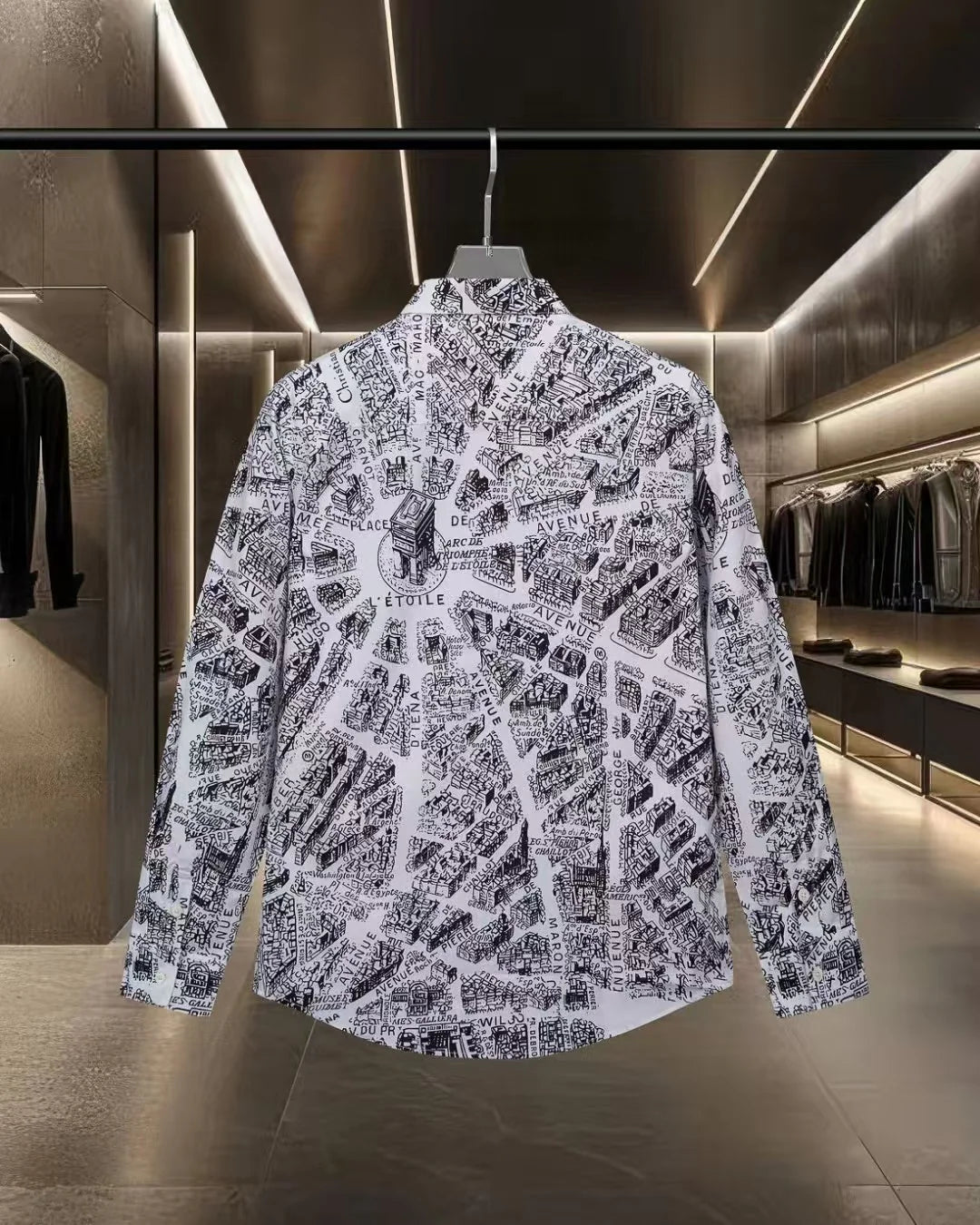 New printed long sleeved shirt