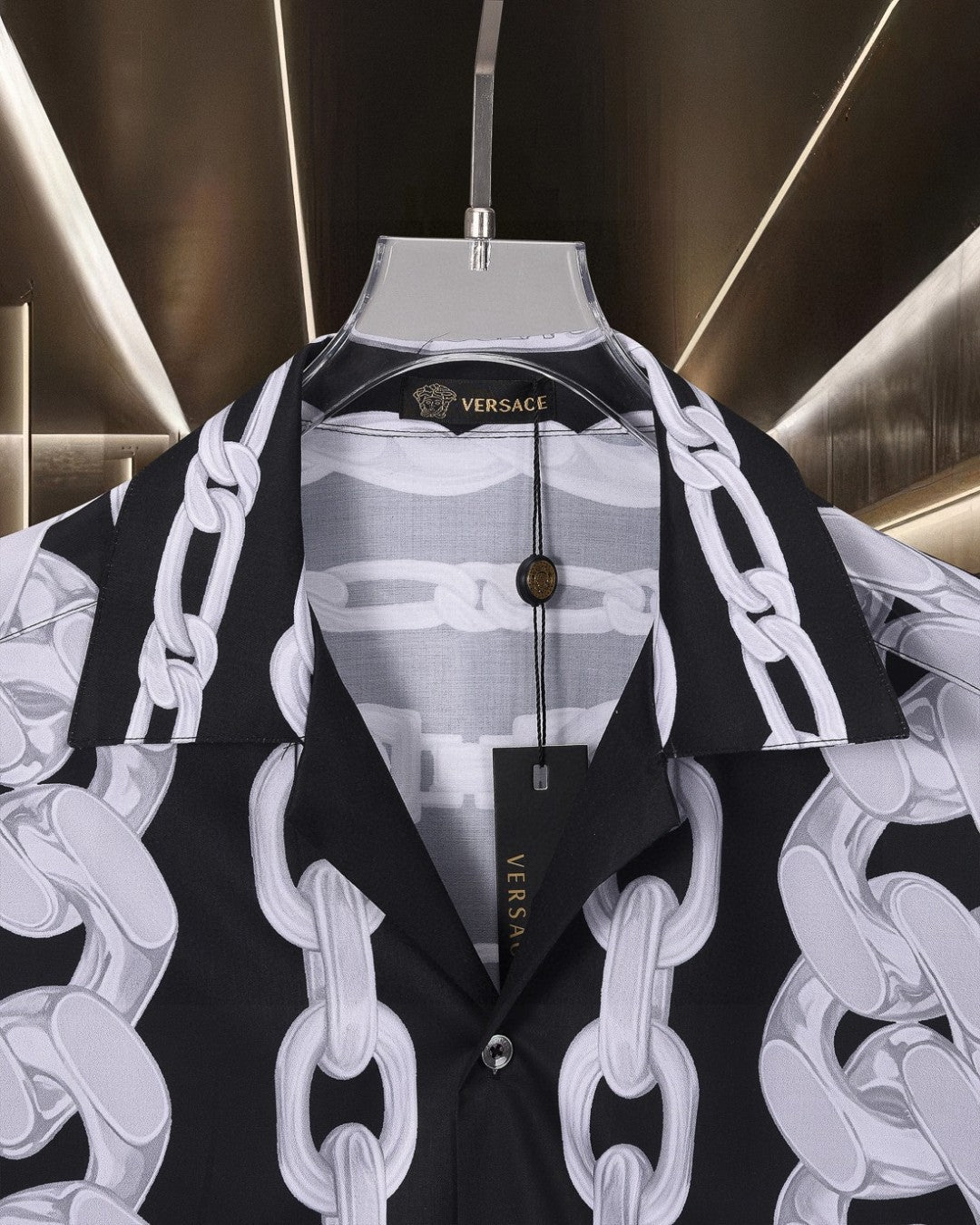 Exquisite printed short sleeved shirt