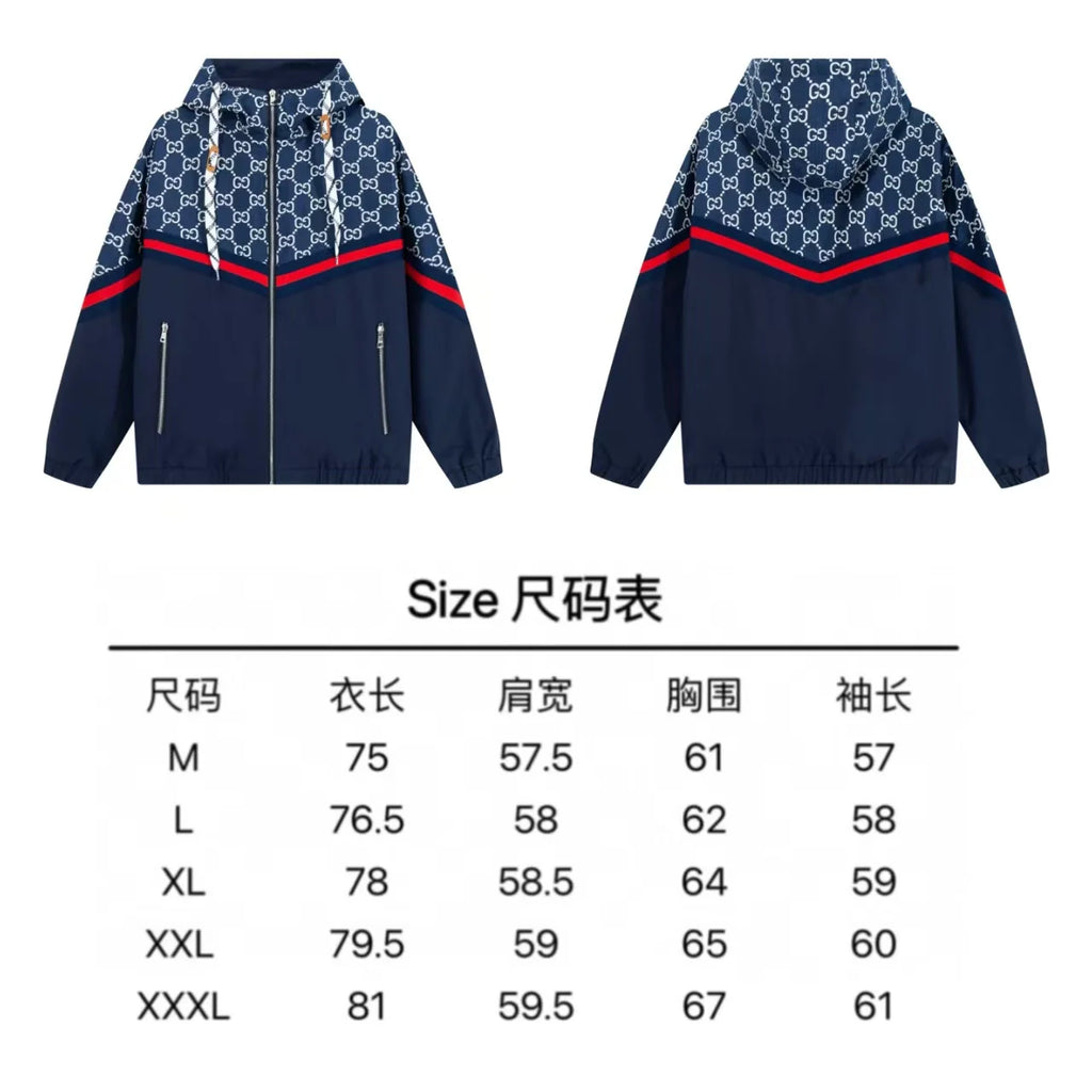 New splicing hooded jacket
