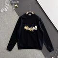 New printed pullover round neck hoodie