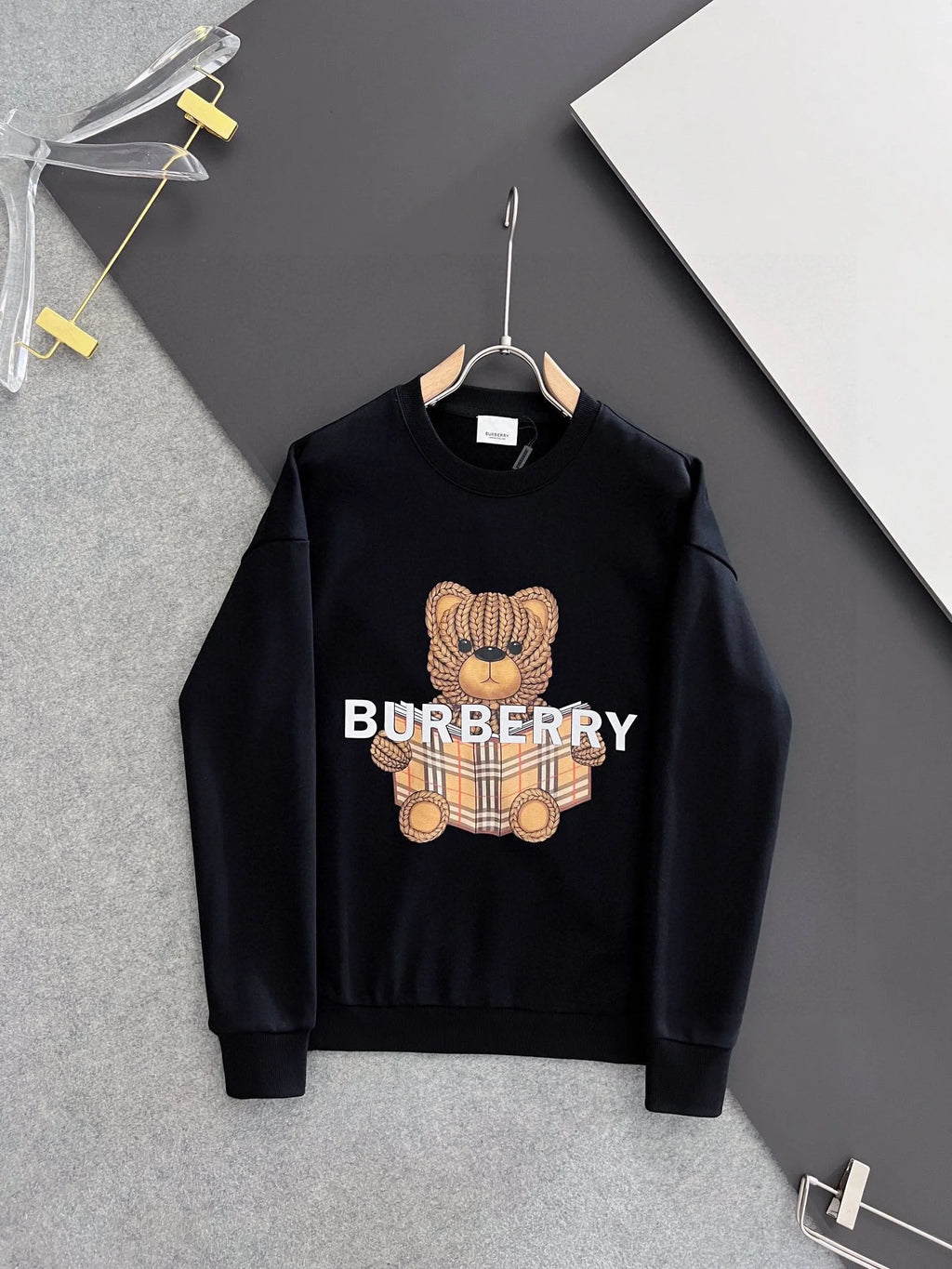 New printed pullover round neck hoodie