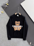 New printed pullover round neck hoodie