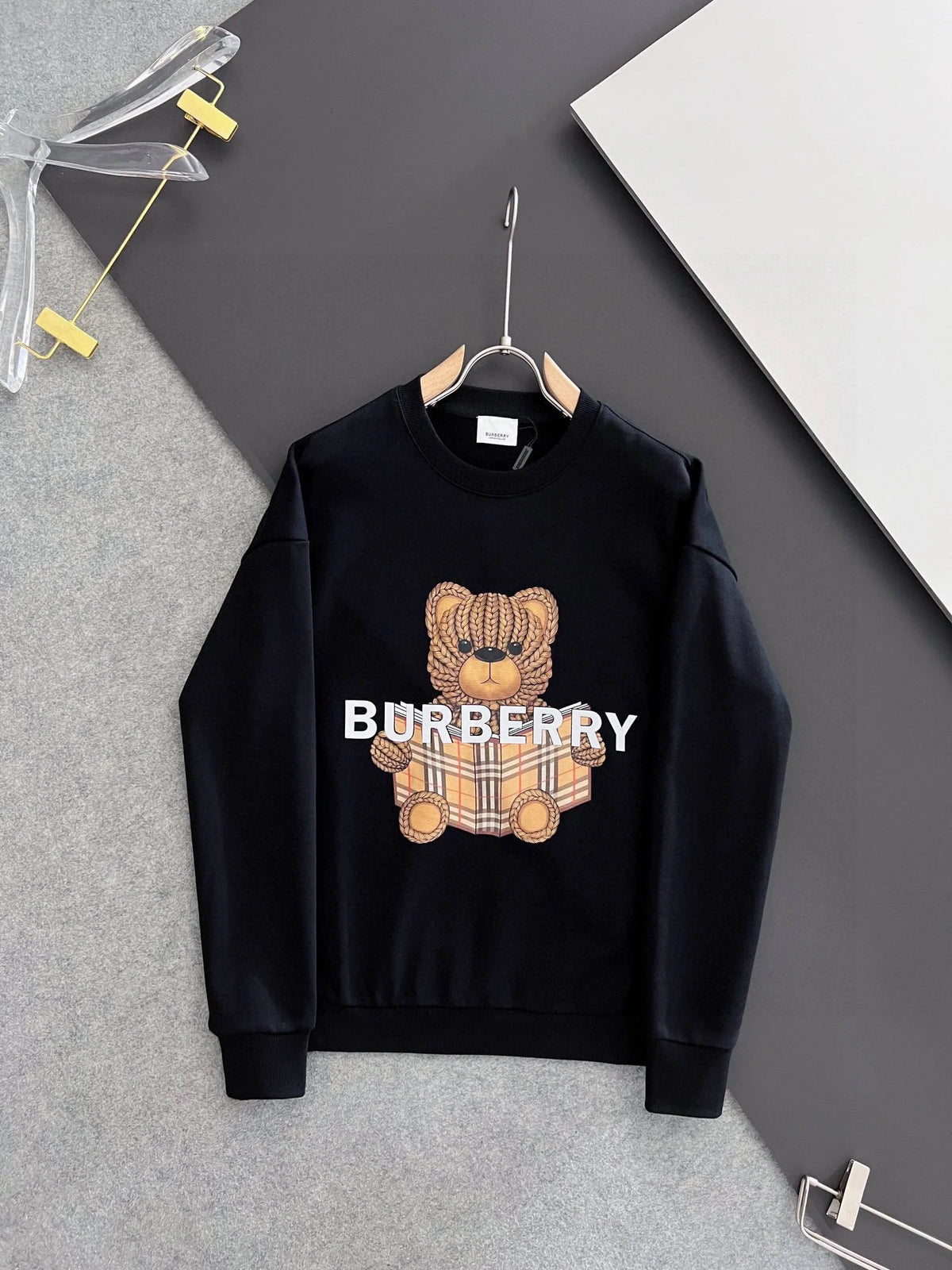 New printed pullover round neck hoodie