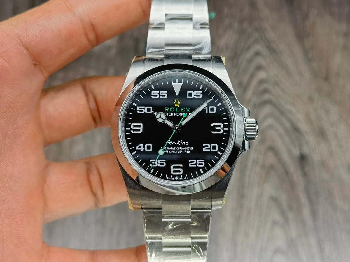 Black Silver -  White 904L Steel - Automatic - 40mm
