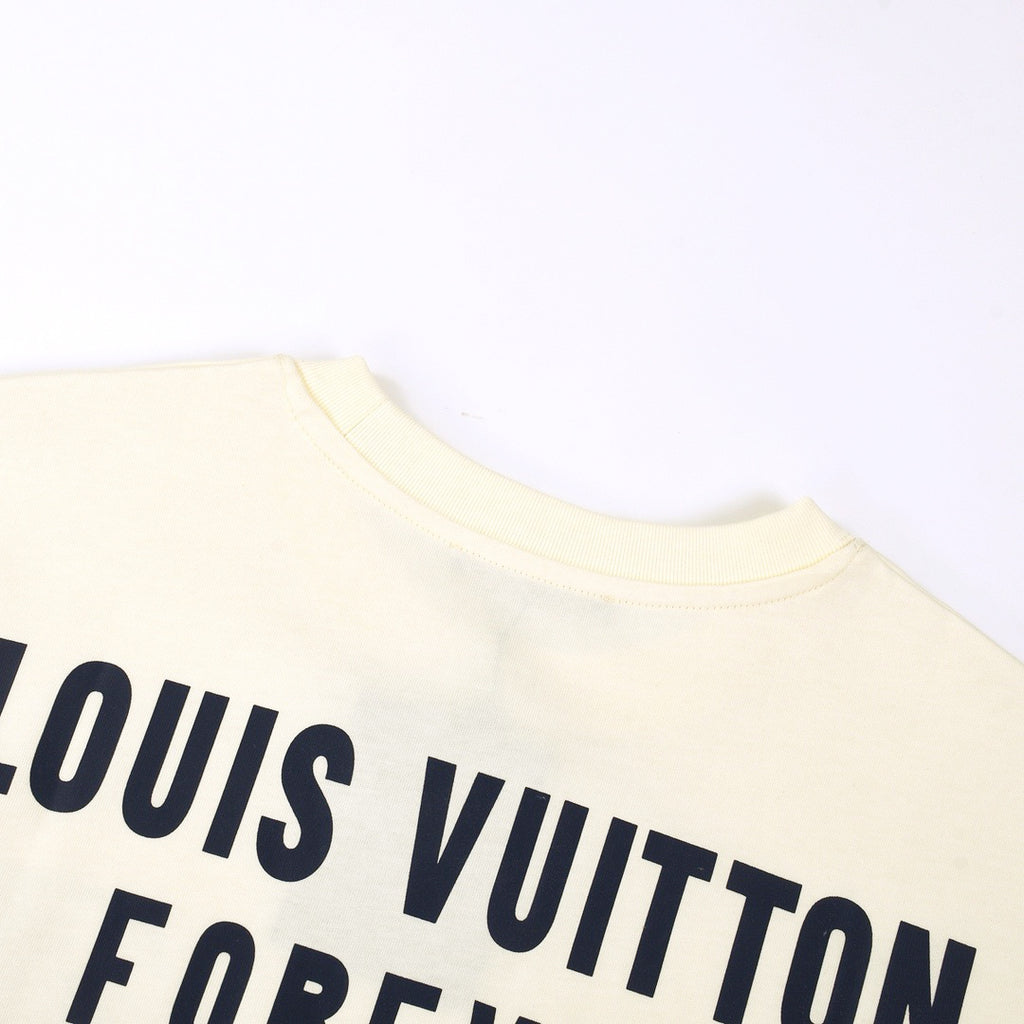 Fake chest pocket with new contrasting color design printed T-shirt