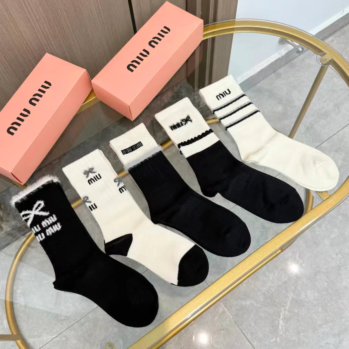 New cashmere high tube socks