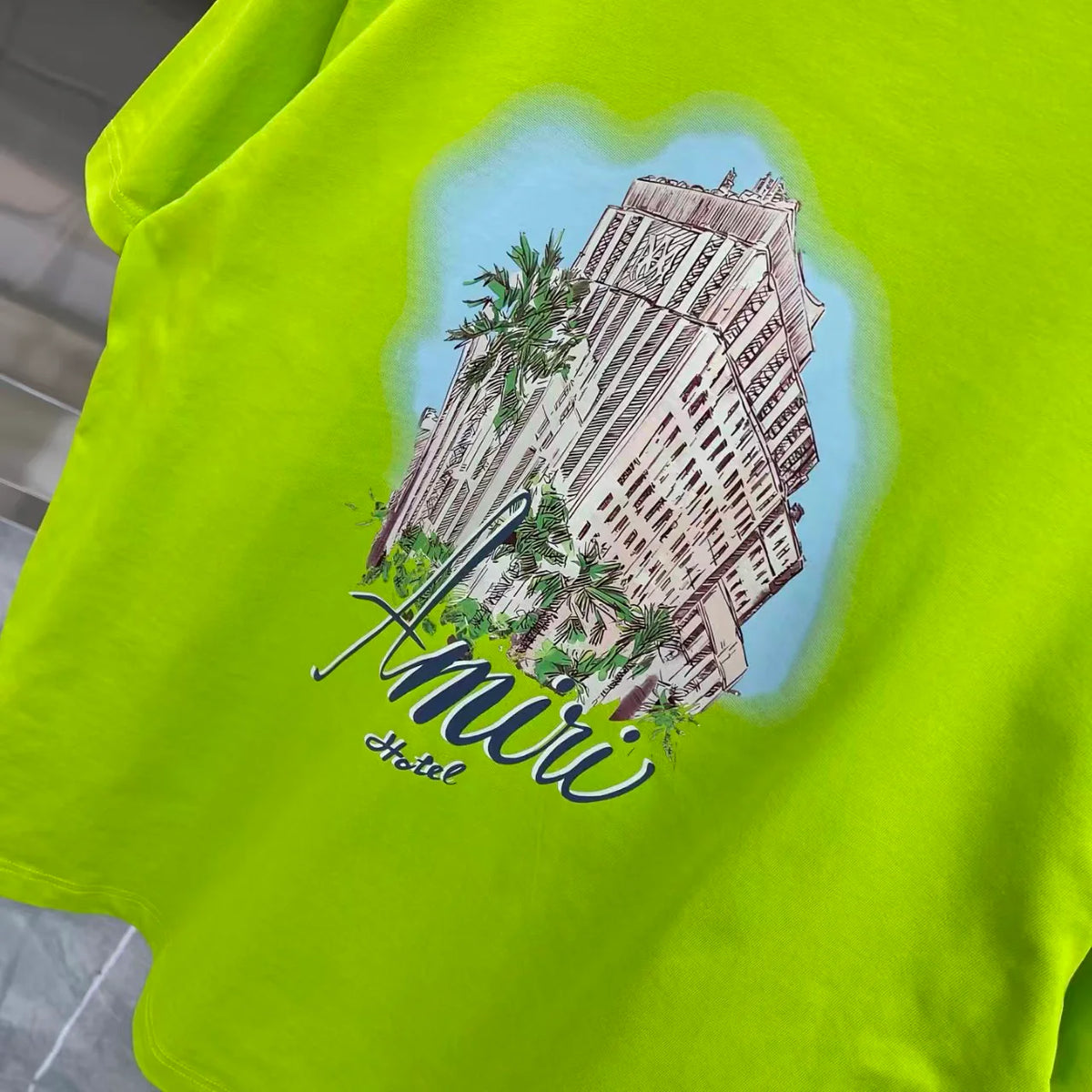 Printed short sleeved T-shirt