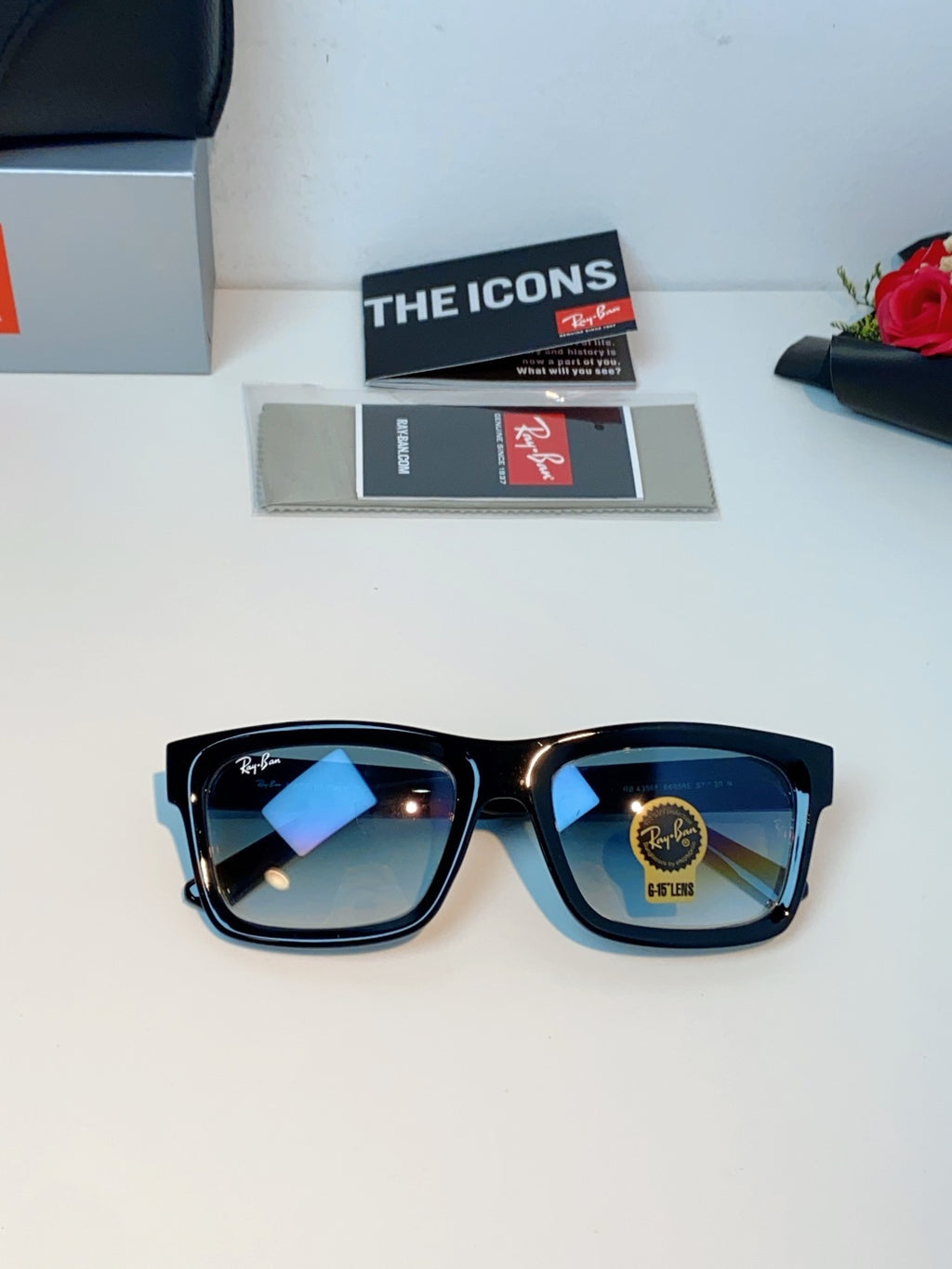 High quality tempered glass sunglasses for men
