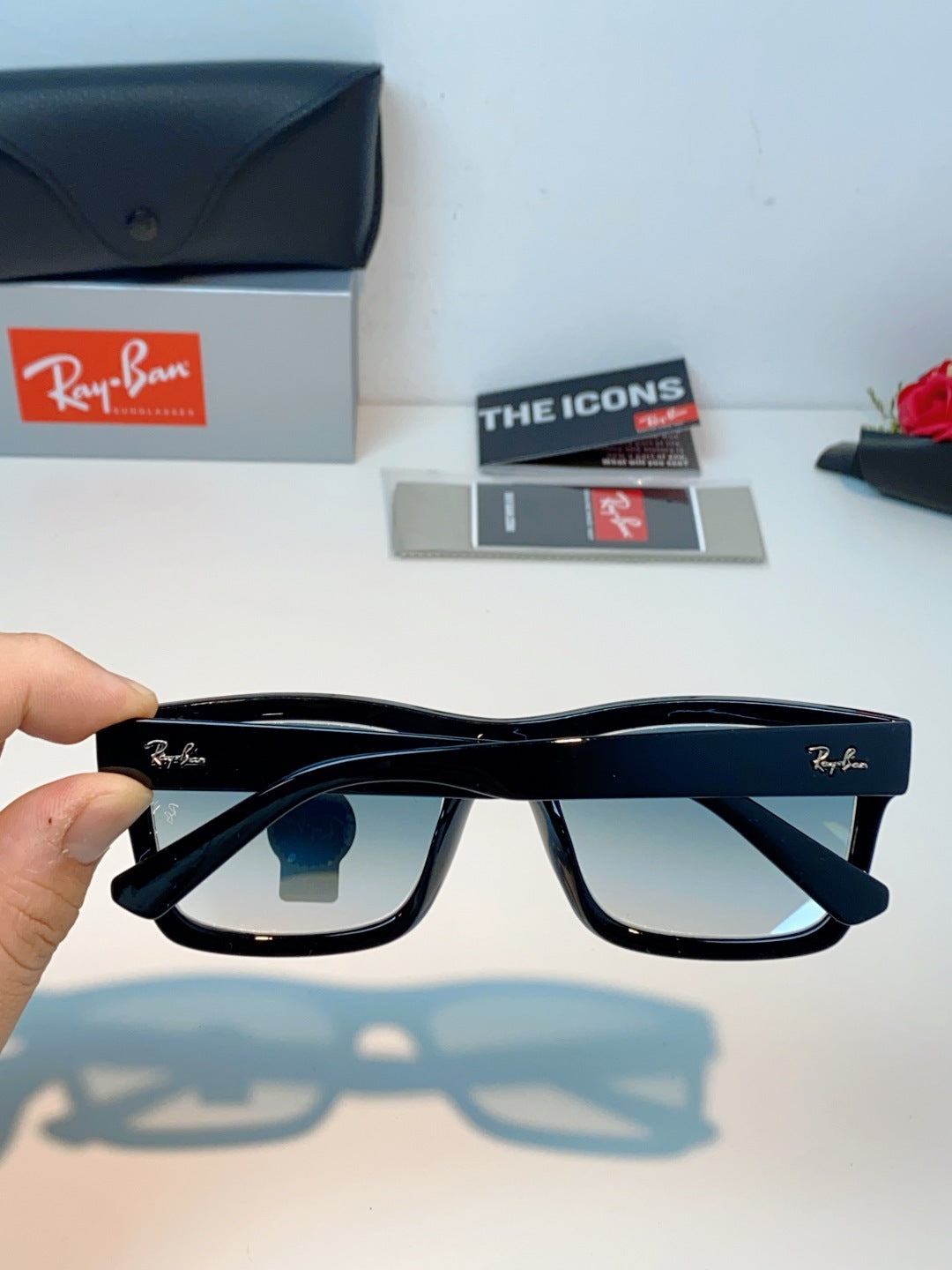 High quality tempered glass sunglasses for men