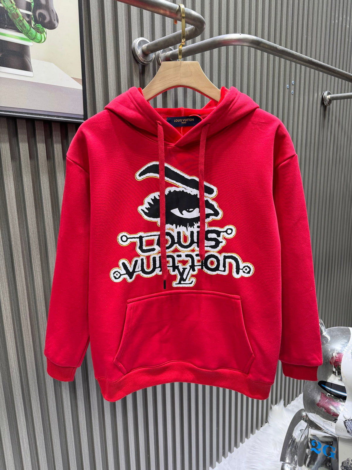 Double stranded cotton hoodie