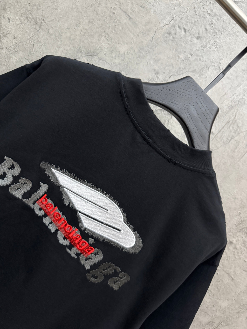 Stacked Embroidery 3D Stereoscopic Embroidery Short Sleeve