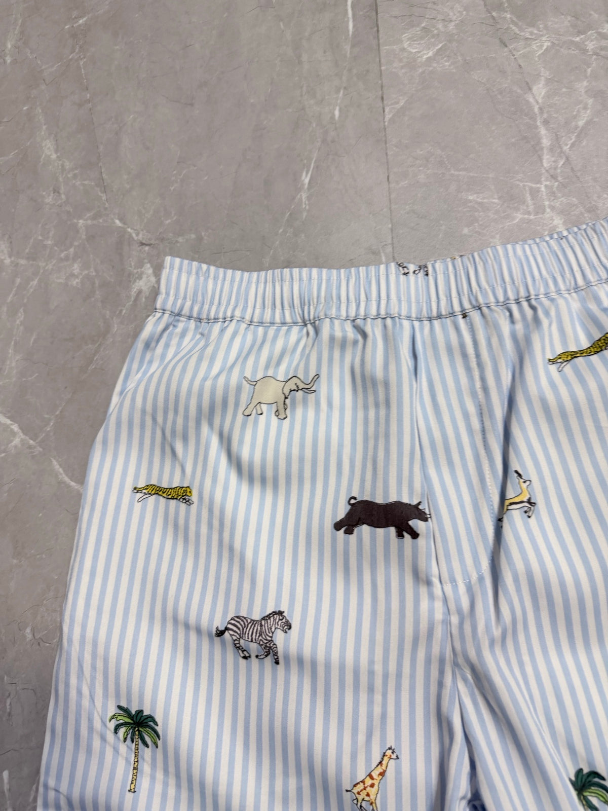 New striped shorts