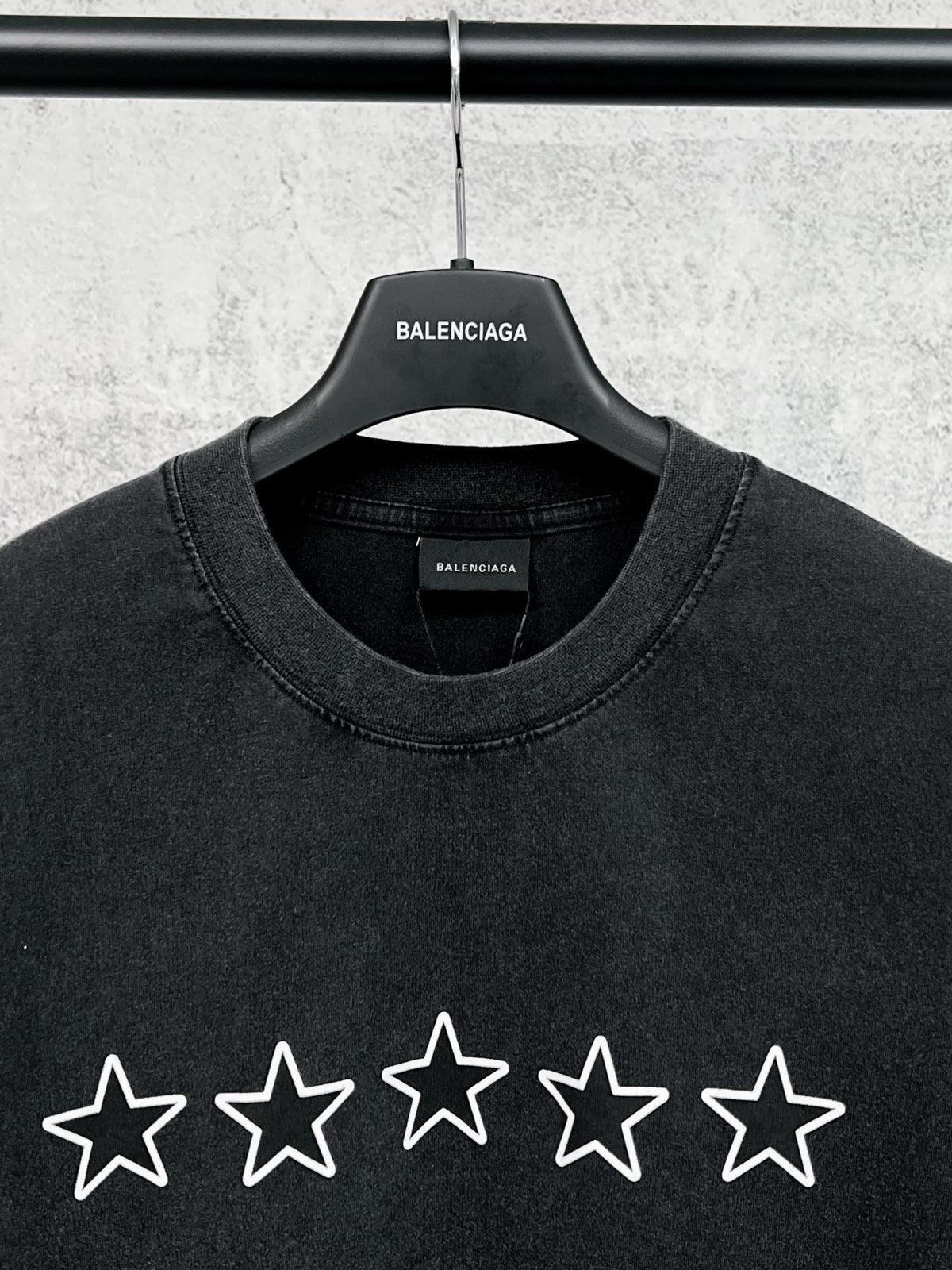 Latest Pattern Paper Tape Direct Spray Printed T-shirt
