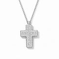 Square Diamond Cross Full Diamond Necklace