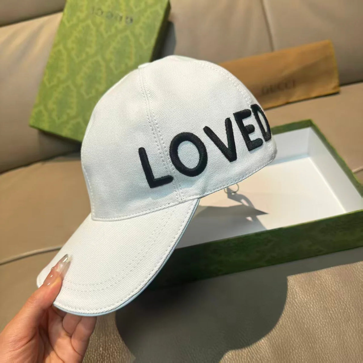 New letter embroidered baseball cap