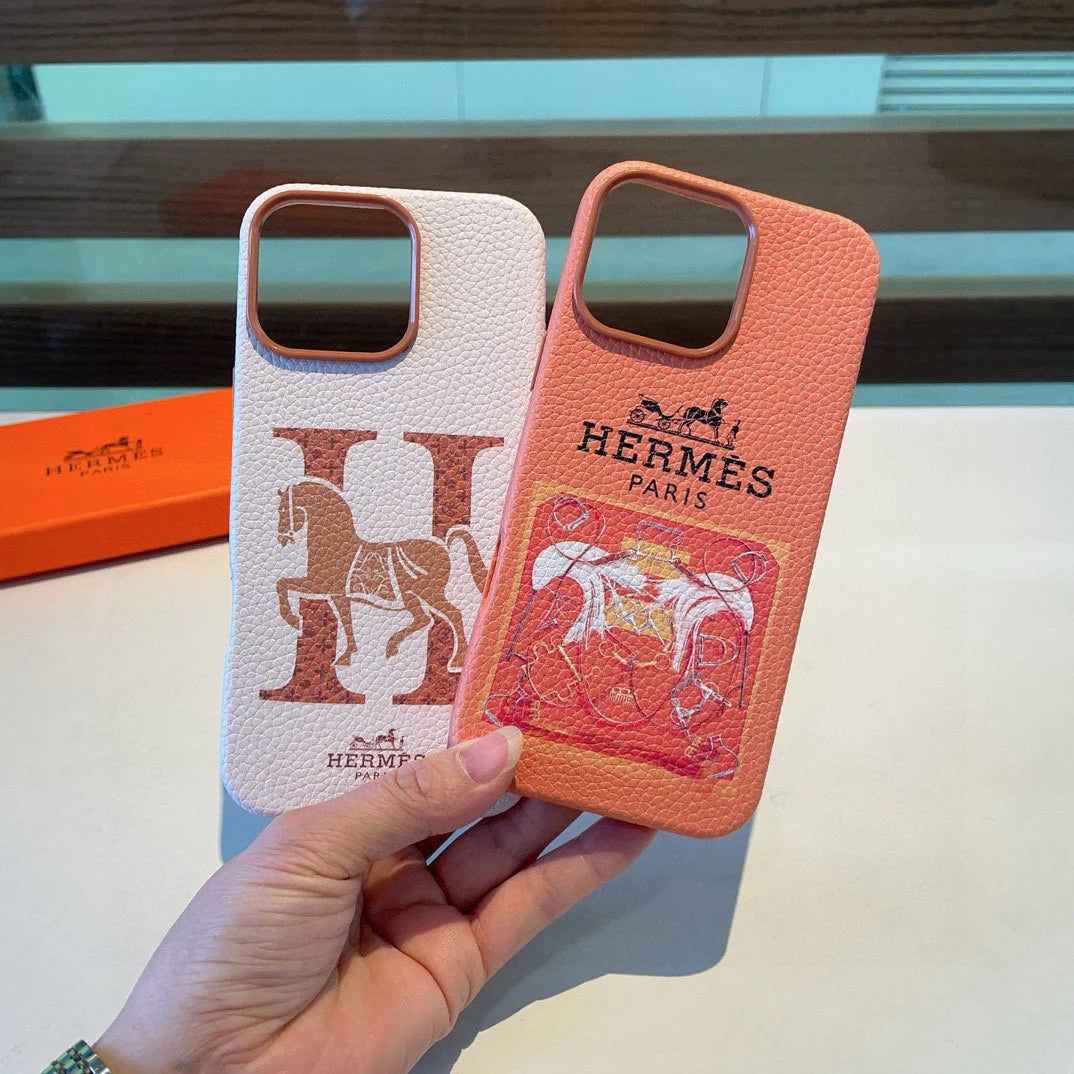 All inclusive lychee patterned phone case