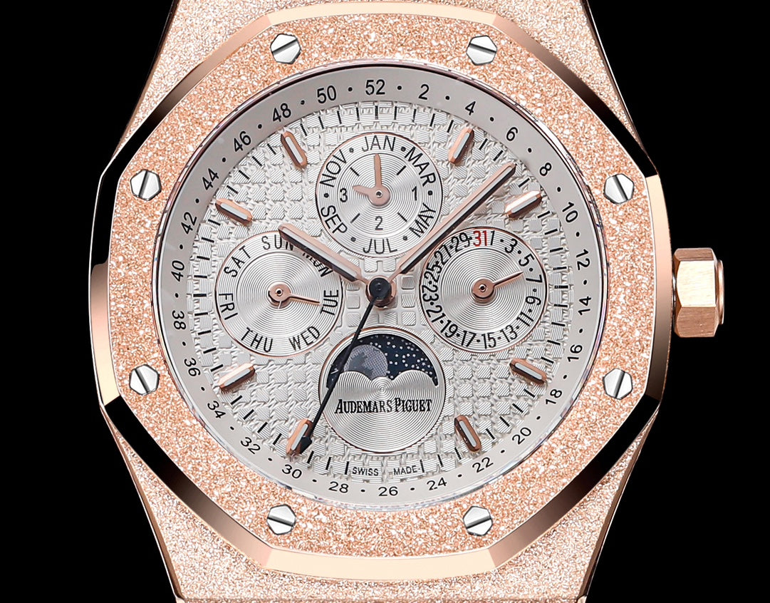 Royal Oak "Frosted Gold" Series (Ref. 26574)—the 41mm "King of Steel Watches" (Custom Frosted Gold Edition)（Gold）