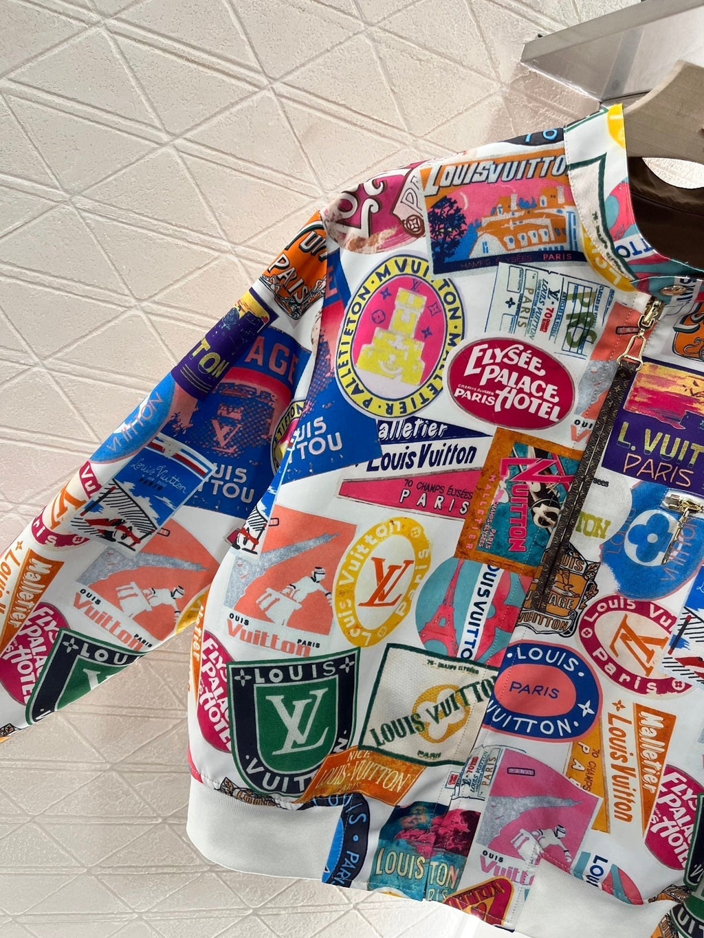 25ss Two sided badge printed flying jacket
