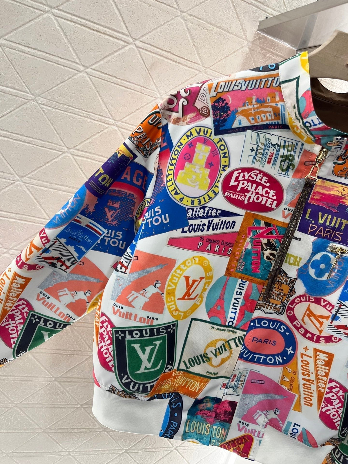 25ss Two sided badge printed flying jacket
