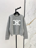 3D towel embroidered sweater