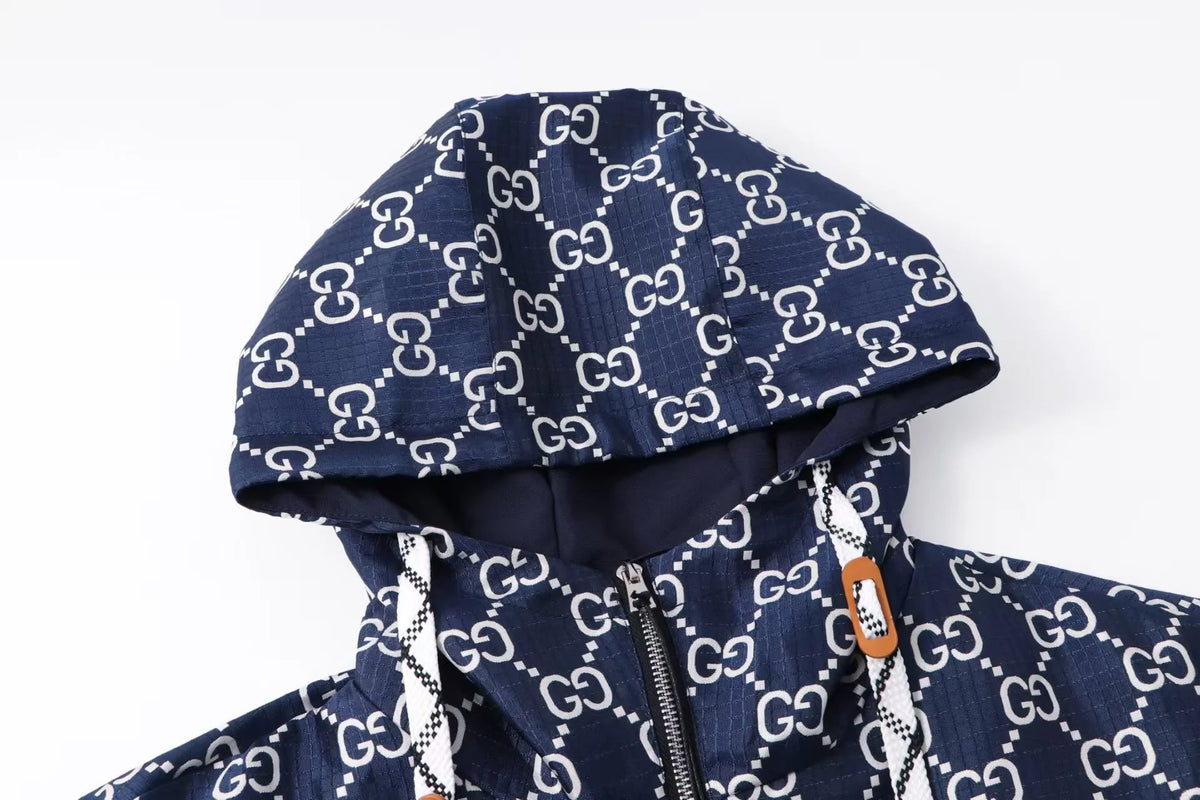 New splicing hooded jacket