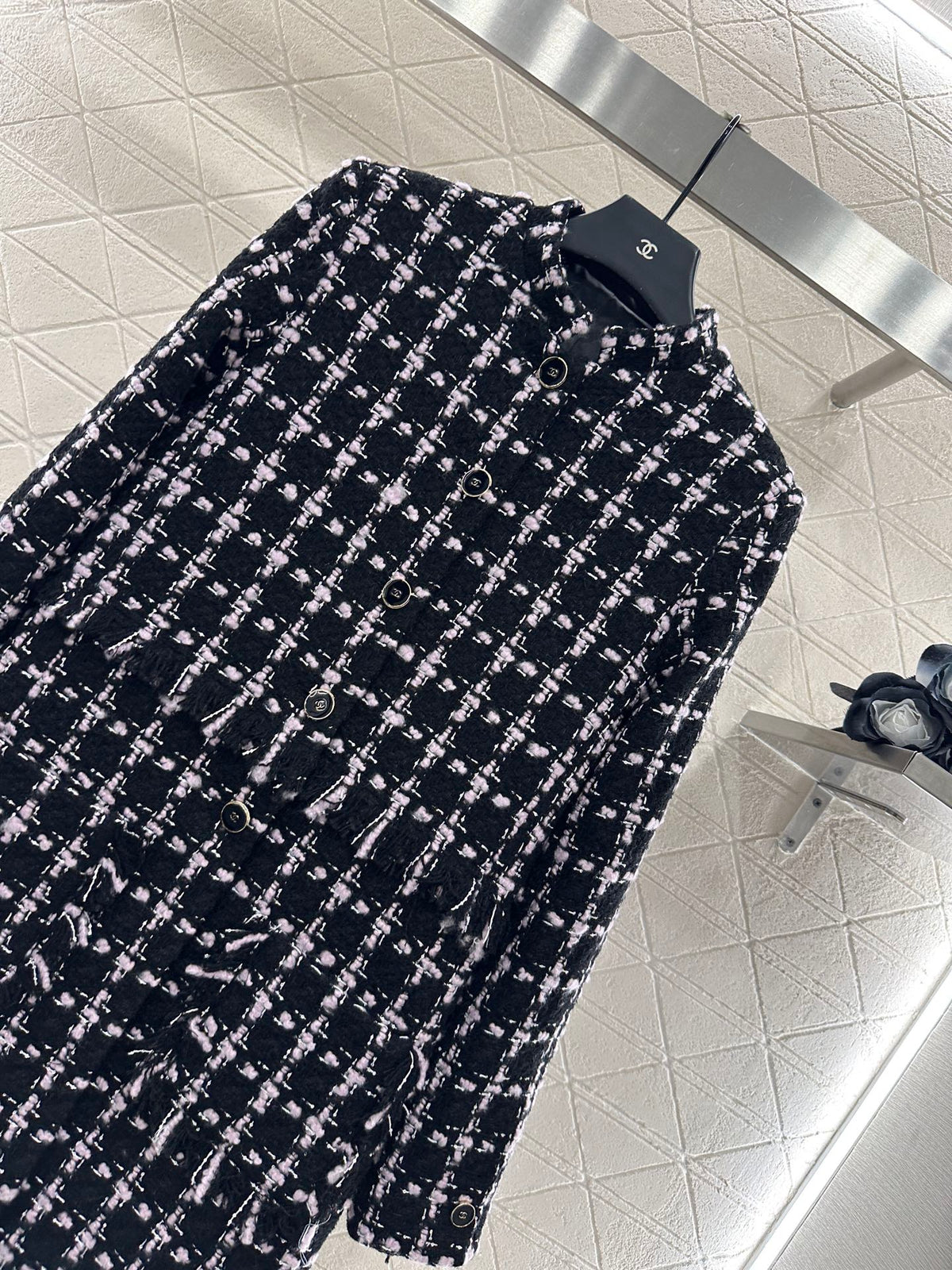 25fw Woven outerwear skirt