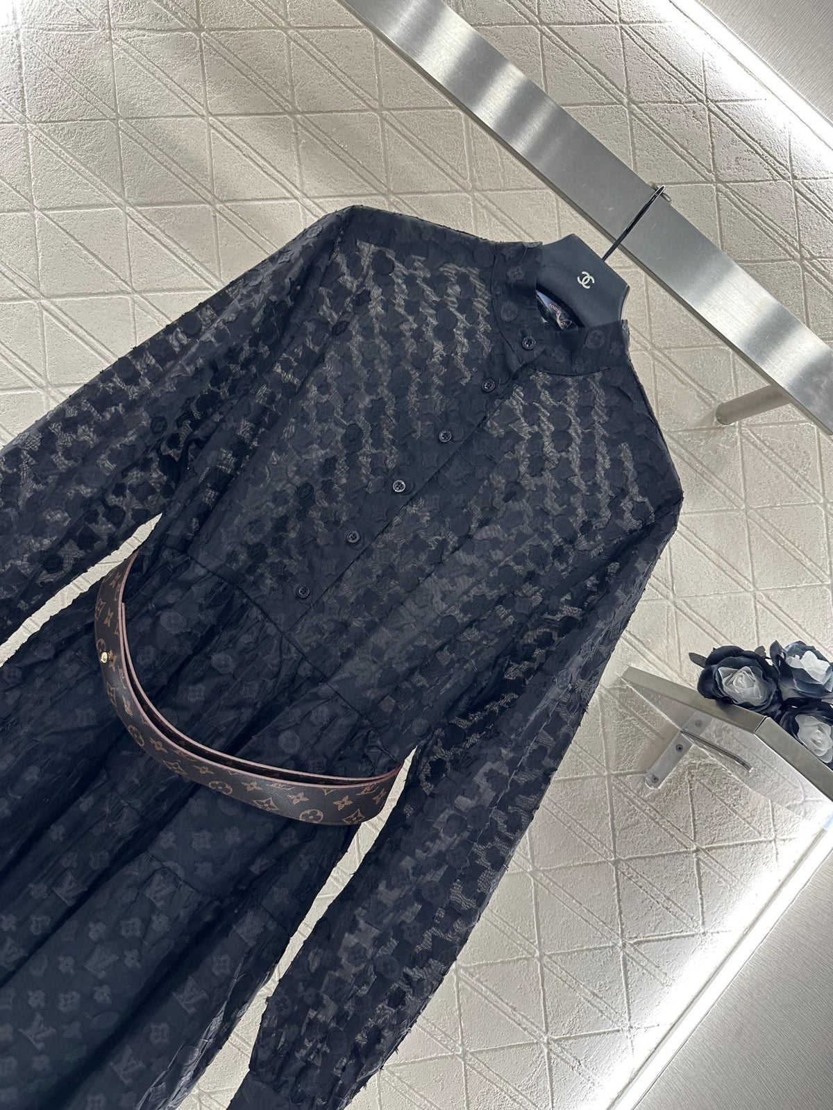25fw Jacquard dress