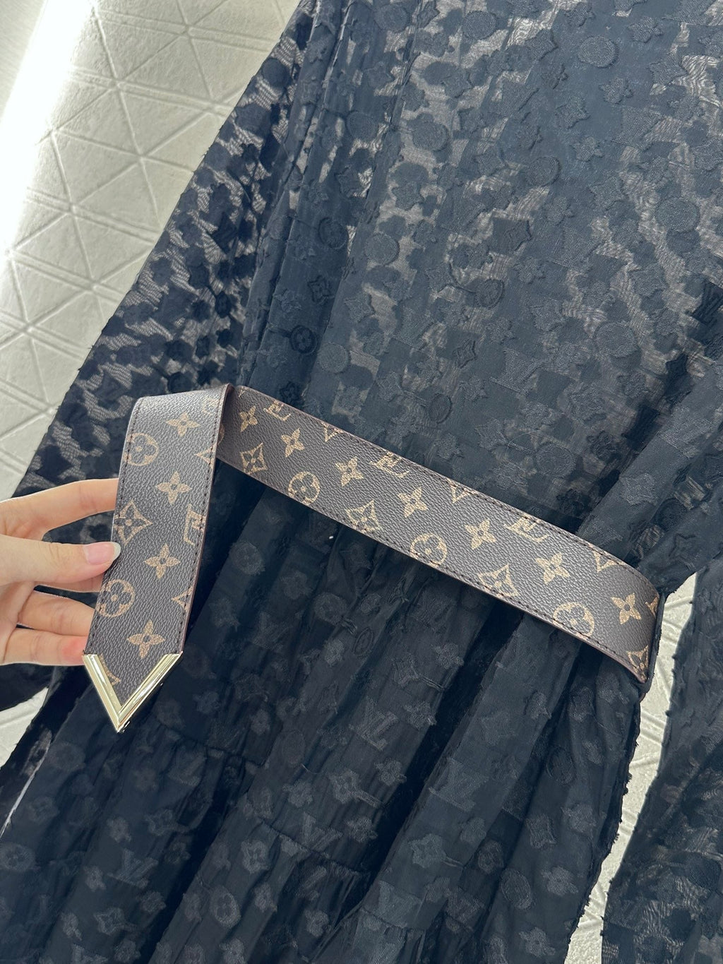 25fw Jacquard dress
