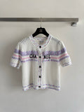 25fw Hollow knit cardigan