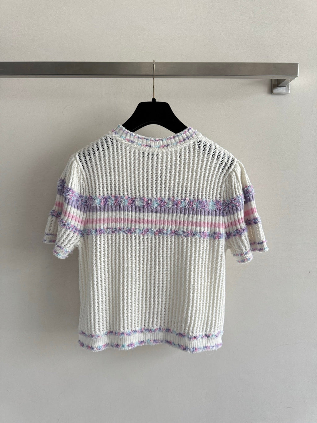 25fw Hollow knit cardigan